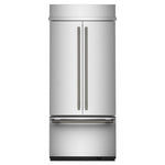 KitchenAid 36" 20.8 Cu. Ft. PrintShield Stainless Steel Built-In French Door Refrigerator - KBFN536SPS