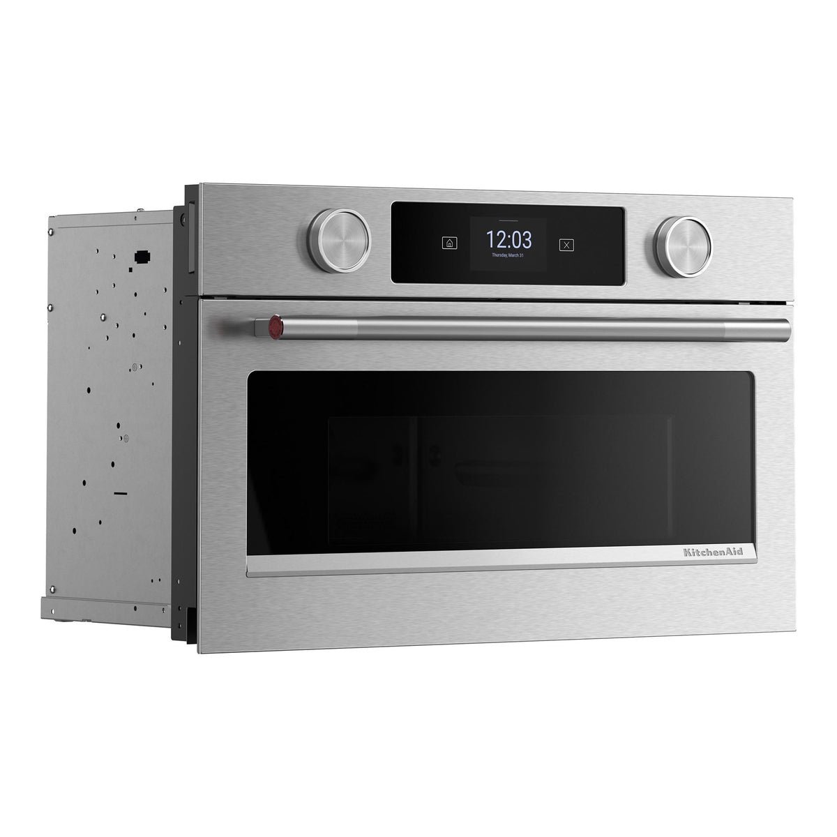 KitchenAid PrintShield Stainless 30 in. Built-In Convection Microwave (1.4 Cu. Ft.) - KMBS730SPS