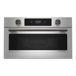 KitchenAid PrintShield Stainless 30 in. Built-In Convection Microwave (1.4 Cu. Ft.) - KMBS730SPS