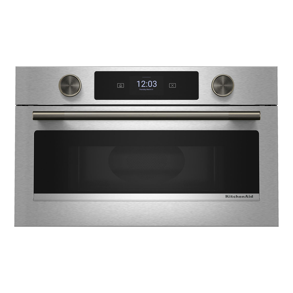 KitchenAid PrintShield Stainless 30 in. Built-In Convection Microwave (1.4 Cu. Ft.) - KMBS730SPS