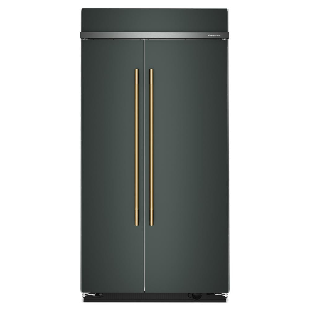 KitchenAid 42" 26.0 Cu. Ft. Juniper Built-In Side-by-Side Refrigerator - KBSN742SJP