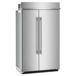 KitchenAid 48" 30.0 Cu. Ft. PrintShield Stainless Steel Built-In Side-by-Side Refrigerator - KBSN748SPS