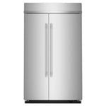 KitchenAid 48" 30.0 Cu. Ft. PrintShield Stainless Steel Built-In Side-by-Side Refrigerator - KBSN748SPS