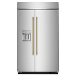 KitchenAid 48" 29.0 Cu. Ft. PrintShield Stainless Steel Built-In Side-by-Side Refrigerator - KBSD748SPS