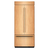 KitchenAid 36" 21.0 Cu. Ft. Panel-Ready Built-In French Door Refrigerator with Platinum Interior – KBFN536TPA