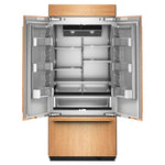 KitchenAid 36" 21.0 Cu. Ft. Panel-Ready Built-In French Door Refrigerator with Platinum Interior – KBFN536TPA