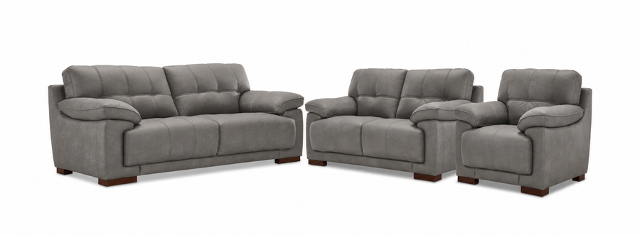 Modena Sofa, Loveseat and Chair Set - Mink