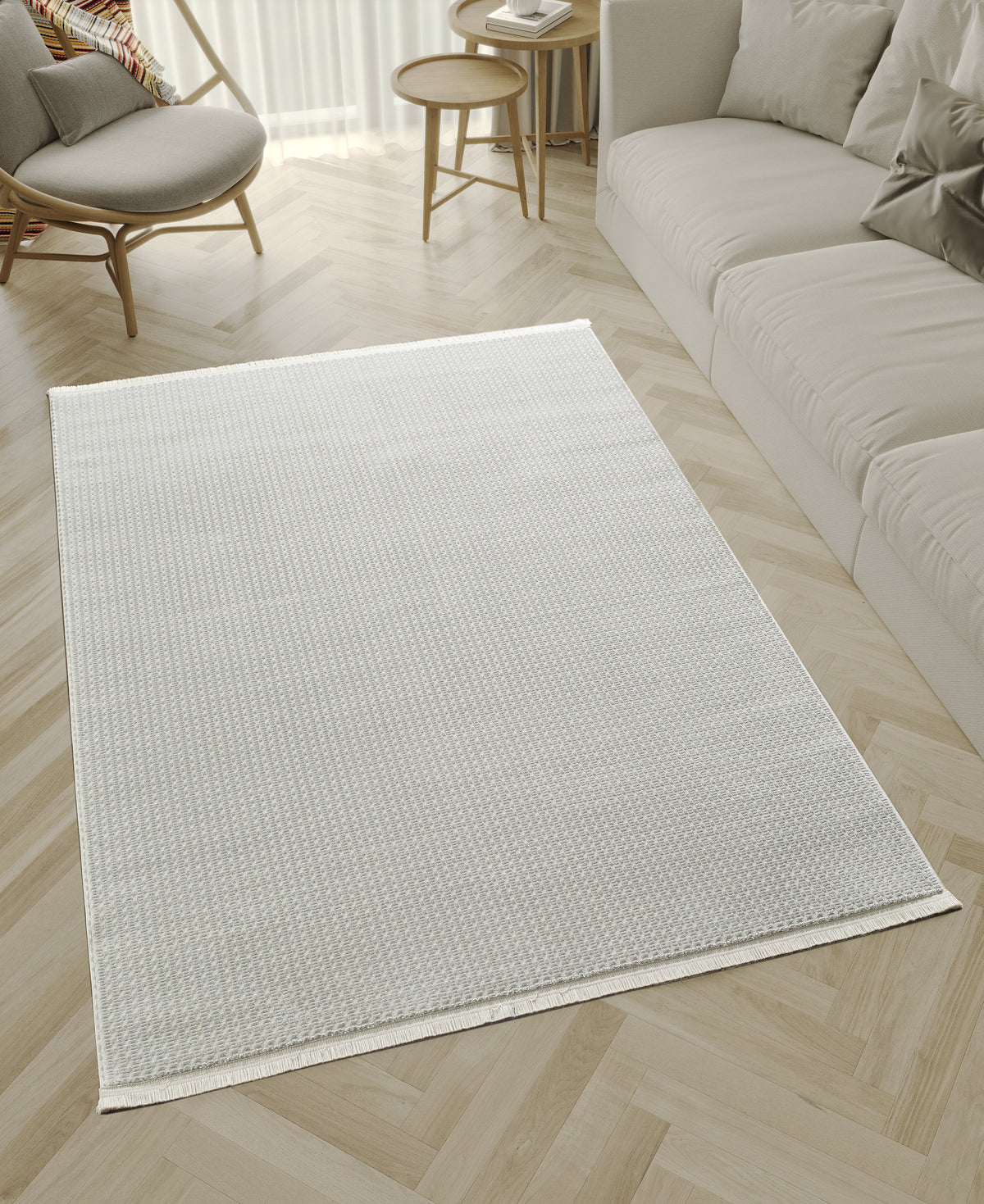 L2 Decor Novolini Area Rug 7' x 10' - Light Grey