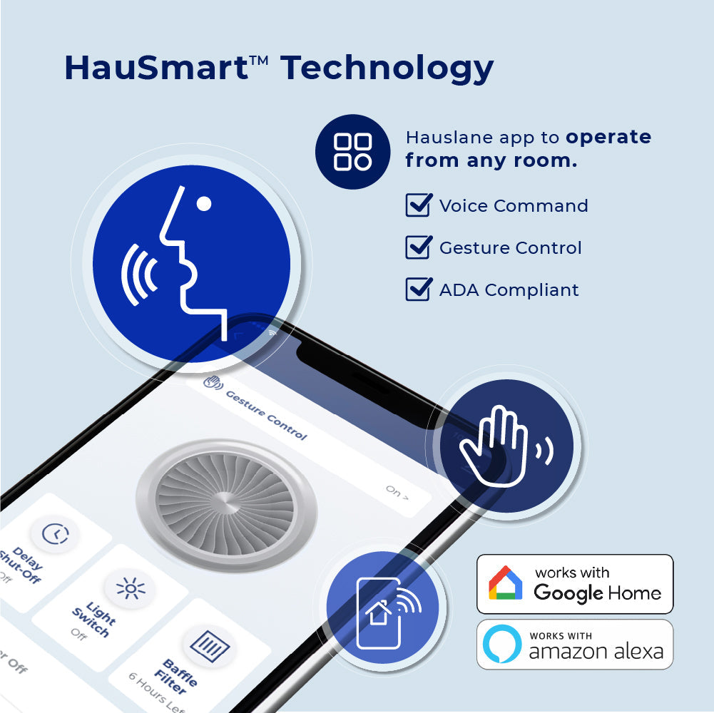 Hauslane Stainless Steel PRO Series 30" Versatile Under Cabinet or Wall Mounted Range Hood with Smart App Control - PRO500SS-30--