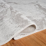 L2 Decor Karizma Area Rug 8' x 11' with Underpad - Grey, White
