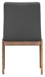 Thomaa Dining Chair Set - Brown/Dark Grey - Set of 2