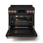 Thor Kitchen Black Stainless Steel Freestanding Professional Gas Range|Gordon Ramsay Series (6 cu.ft.) - RSG36B-RSG