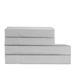 Cotton House 100% Cotton Pima King Sheet Set - 500 Thread Count Silver