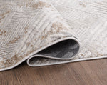 L2 Decor Symphony Area Rug 5' x 8' - Light Grey, Beige