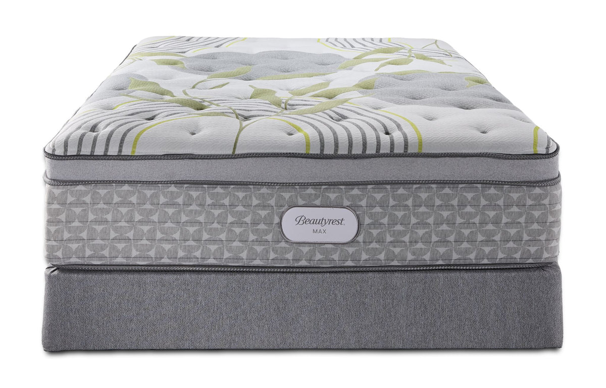 Beautyrest Max Amber Euro Top Plush Twin Mattress and Boxspring Set