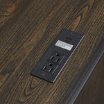Bellamy Lane 5-Drawer Desk - Coffee