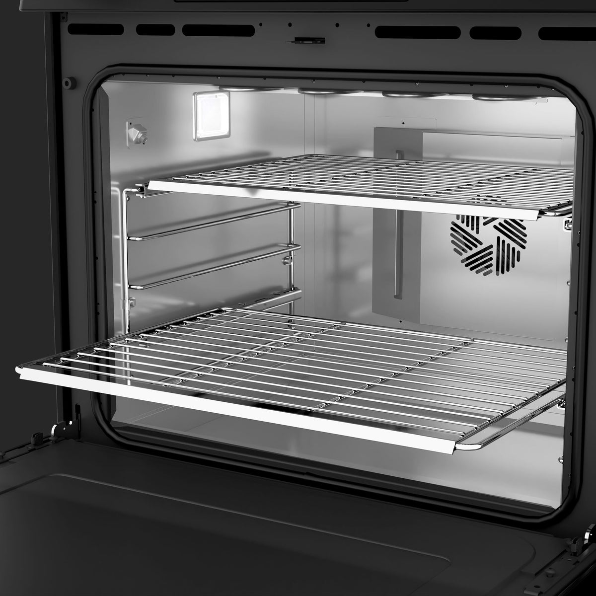 Café Stainless Steel 30" Slide-In Front Control Electric Range with Dynamic Bake (5.7 Cu.ft.) - CRS70XAWCS1