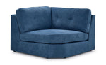Feeling Connected - Connex 6-Piece Modular Sectional with Drawer Console - Blue