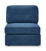 Feeling Connected - Connex 6-Piece Modular Sectional with Drawer Console - Blue