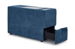 Feeling Connected - Connex 6-Piece Modular Sectional with Drawer Console - Blue