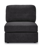 Feeling Connected - Connex 6-Piece Modular Sectional with Storage Console - Dark Grey