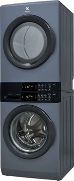Electrolux Denim Blue Laundry Tower Single Unit Front Load Washer (5.1 Cu. Ft.) and Electric Dryer (8 Cu. Ft.) - ELTE730CAD