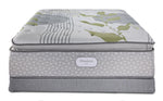 Beautyrest Max+ Valley Pillow Top Medium Full Mattress and Low Profile Boxspring Set