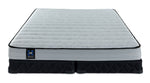 Sealy® Essentials Evan II Medium Queen Mattress and Split Low-Profile Boxspring