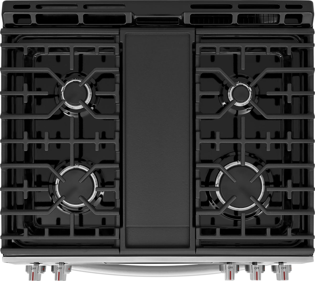 Frigidaire Gallery Stainless Steel Freestanding Gas Range with Stone-Baked Pizza (6.2 Cu. Ft.) - GCFG3070BF