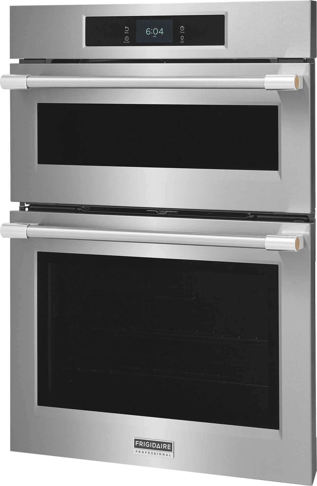 Frigidaire Professional Stainless Steel 30" Microwave (1.7 Cu. Ft.) Combination Wall Oven (5.3 Cu. Ft.) with Stone-Baked Pizza Mode - PCWM3085AF