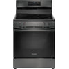 Frigidaire Black Stainless Steel Electric Freestanding Range with Air Fry (5.3 Cu. Ft.) - FCRE308CAD