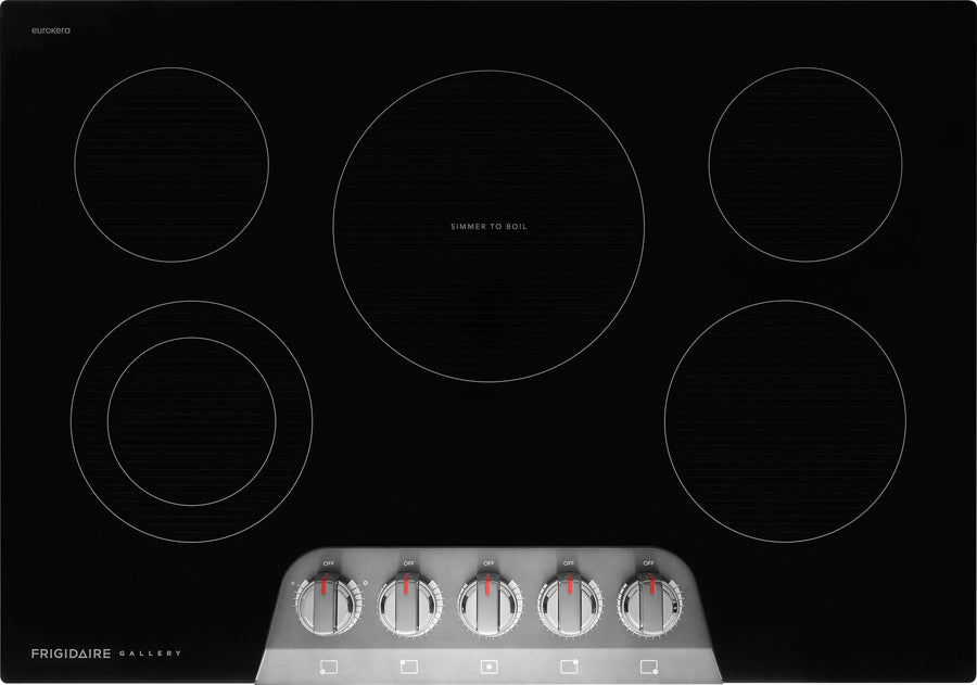 Frigidaire Gallery Black Stainless Steel 30" Electric Cooktop - GCCE3070BD