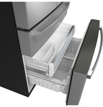 GE Profile 35.75" 28.7 Cu. Ft. Fingerprint Resistant Stainless Steel 4-door French Door Refrigerator - PGE29BYTFS