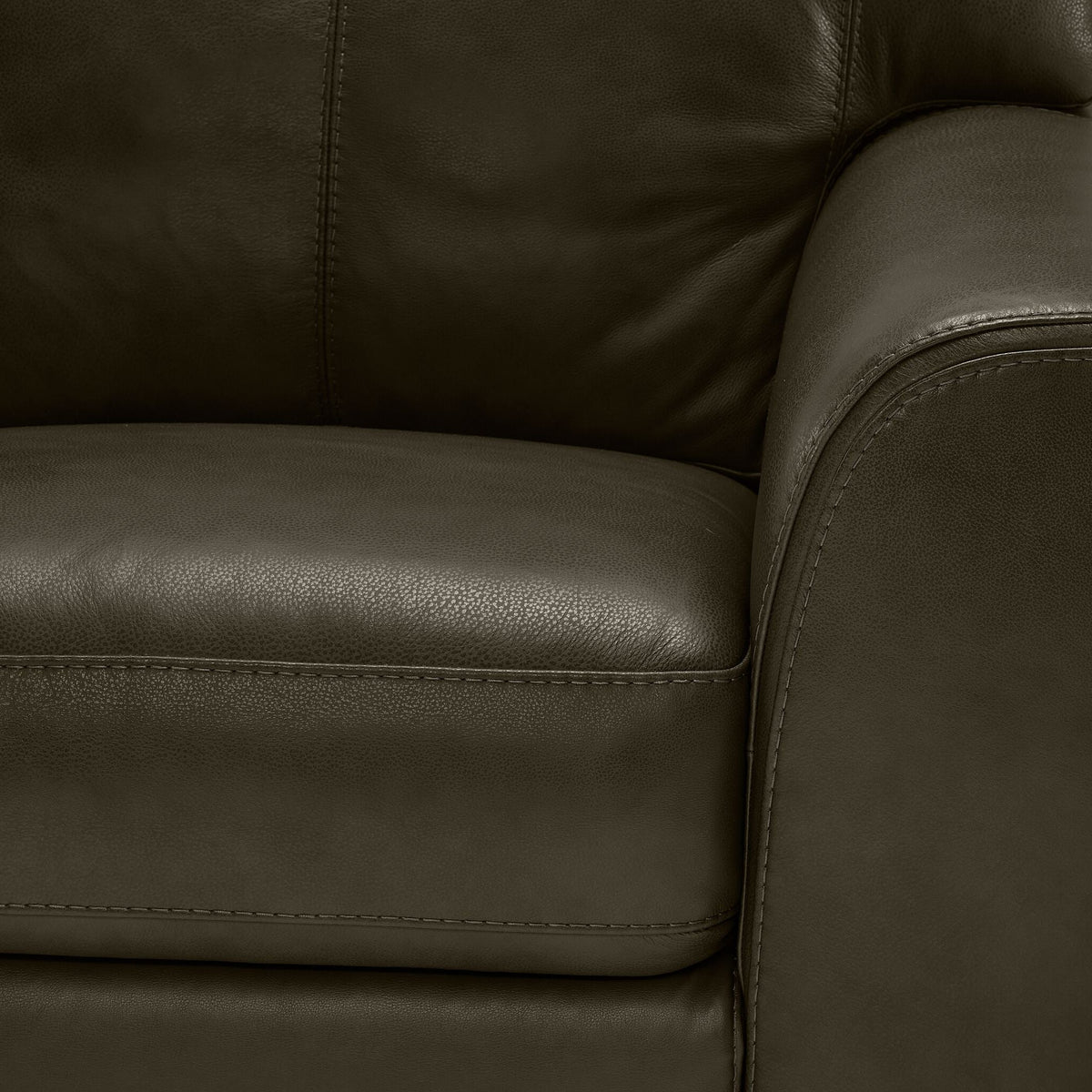 Halden Leather 2-Piece Sectional with Left Facing Chaise - Forest Green
