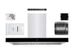 Hauslane Stainless Steel 30" 900 CFM Wall Mount Range Hood - WM-739SS-30