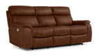 Haven Dual Power Reclining Sofa and Recliner Set - Mocha