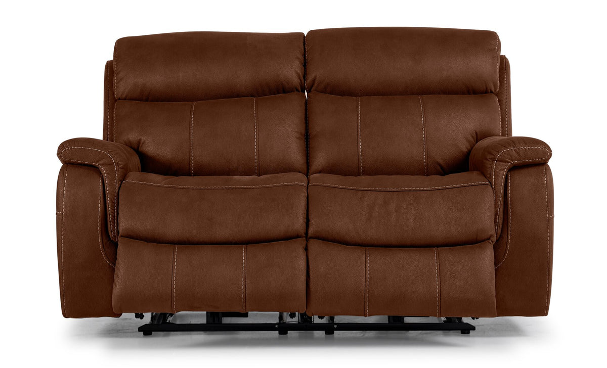 Haven Dual Power Reclining Loveseat - Mocha
