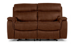 Haven Dual Power Reclining Loveseat - Mocha