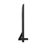 Side profile of the Hisense 85-inch QLED Mini-LED AI TV showing its slim panel and centre stand