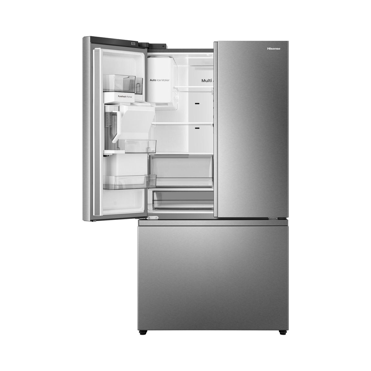 Hisense 36" 30 cu. ft. Stainless Steel French Door Refrigerator - HRF300P7DSE