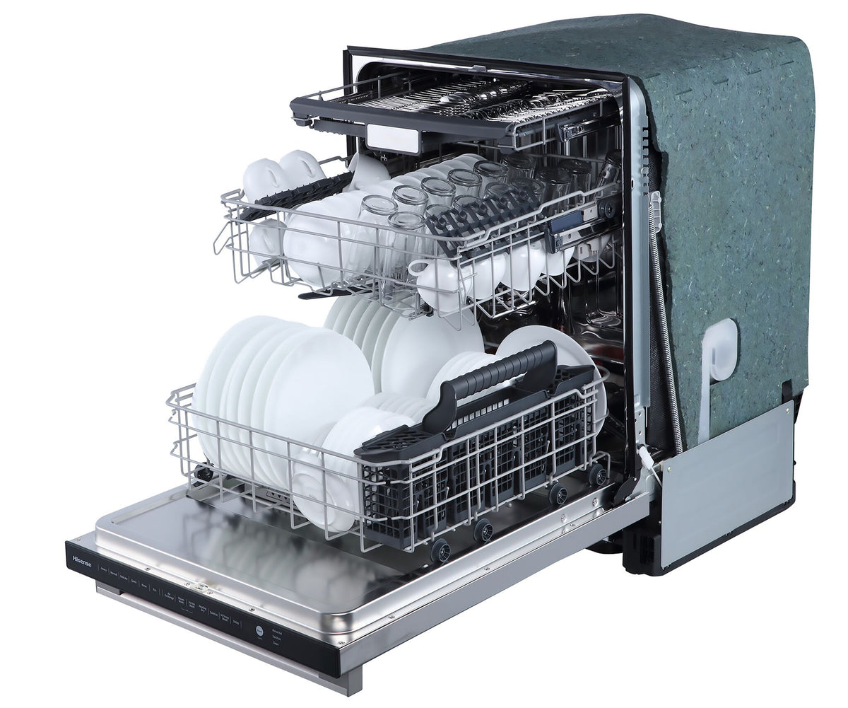 Hisense Stainless Steel Built-In Dishwasher with Third Rack - HDW63314SS