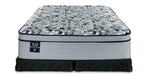 Sealy Posturepedic® Palatial Crest® Kamden II Firm Eurotop Queen Mattress and Low Profile Split Boxspring Set