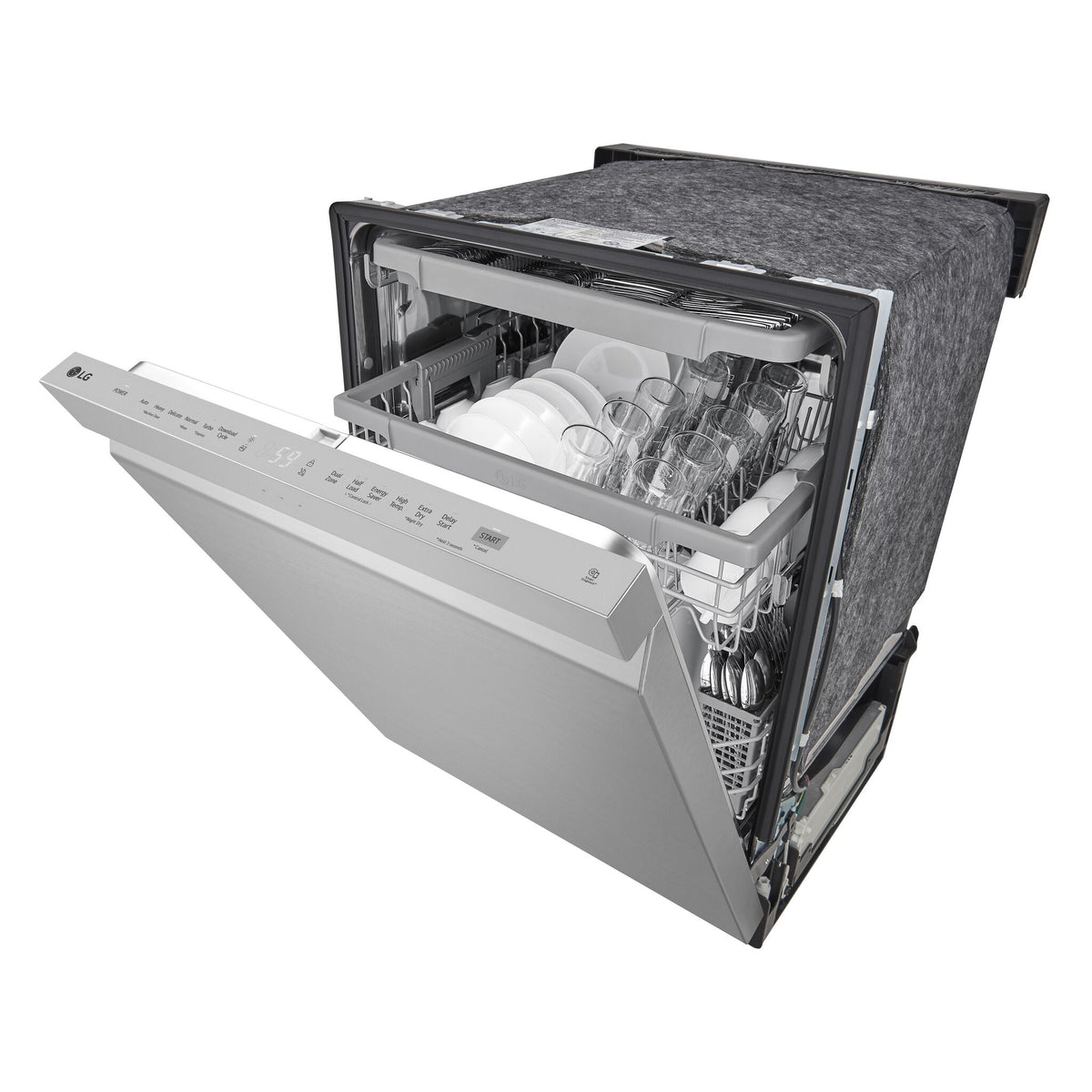 LG Smudge Resistant Stainless Steel Dishwasher with QuadWash™ - LDPN454HT