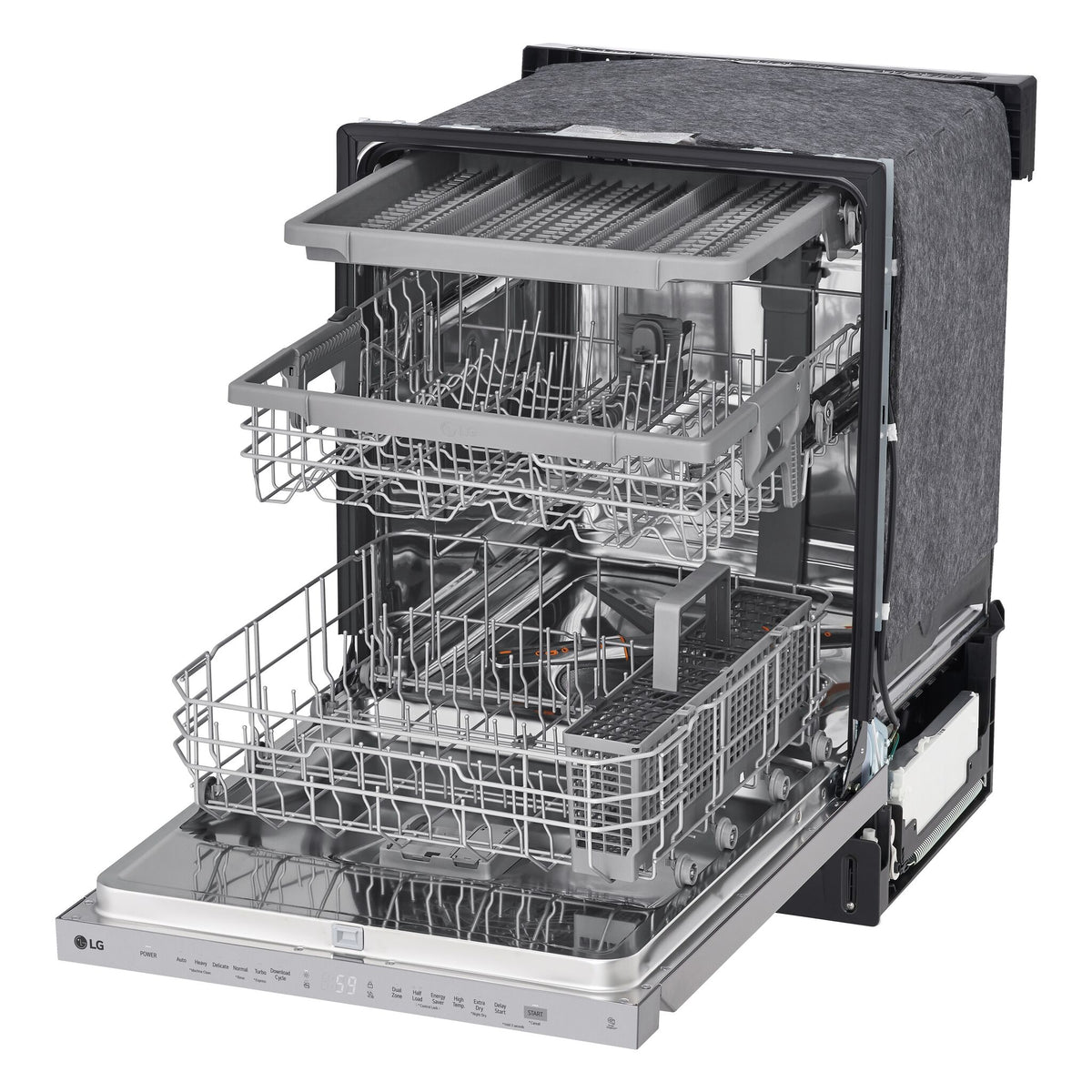 LG Smudge Resistant Stainless Steel Dishwasher with QuadWash™ - LDPN454HT