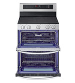 LG Stainless Steel Electric Double Oven Freestanding Range with ProBake Convection® and Air Fry (7.3 Cu.Ft) - LDEL7324SE