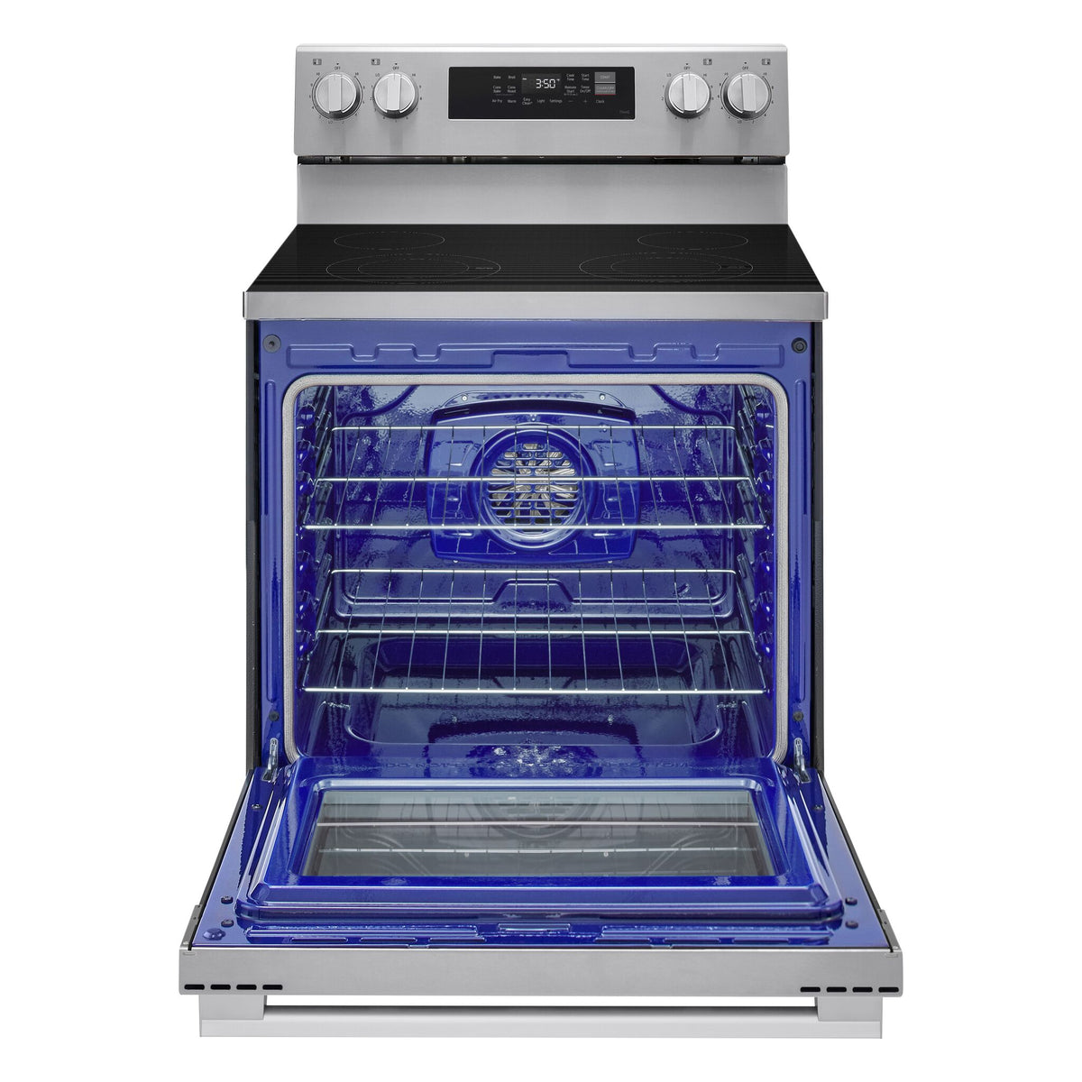 LG Stainless Steel Smart Electric Freestanding Range (6.3 cu. Ft.) - LREN6321YE