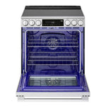 LG Smudge Resistant Stainless Steel Smart Electric Slide-In Range with Air Sous Vide (6.3 Cu.Ft) - LSEL6337XE
