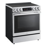 LG Smudge Resistant Stainless Steel Smart Electric Slide-In Range (6.3 Cu.Ft) - LSEL6335XE