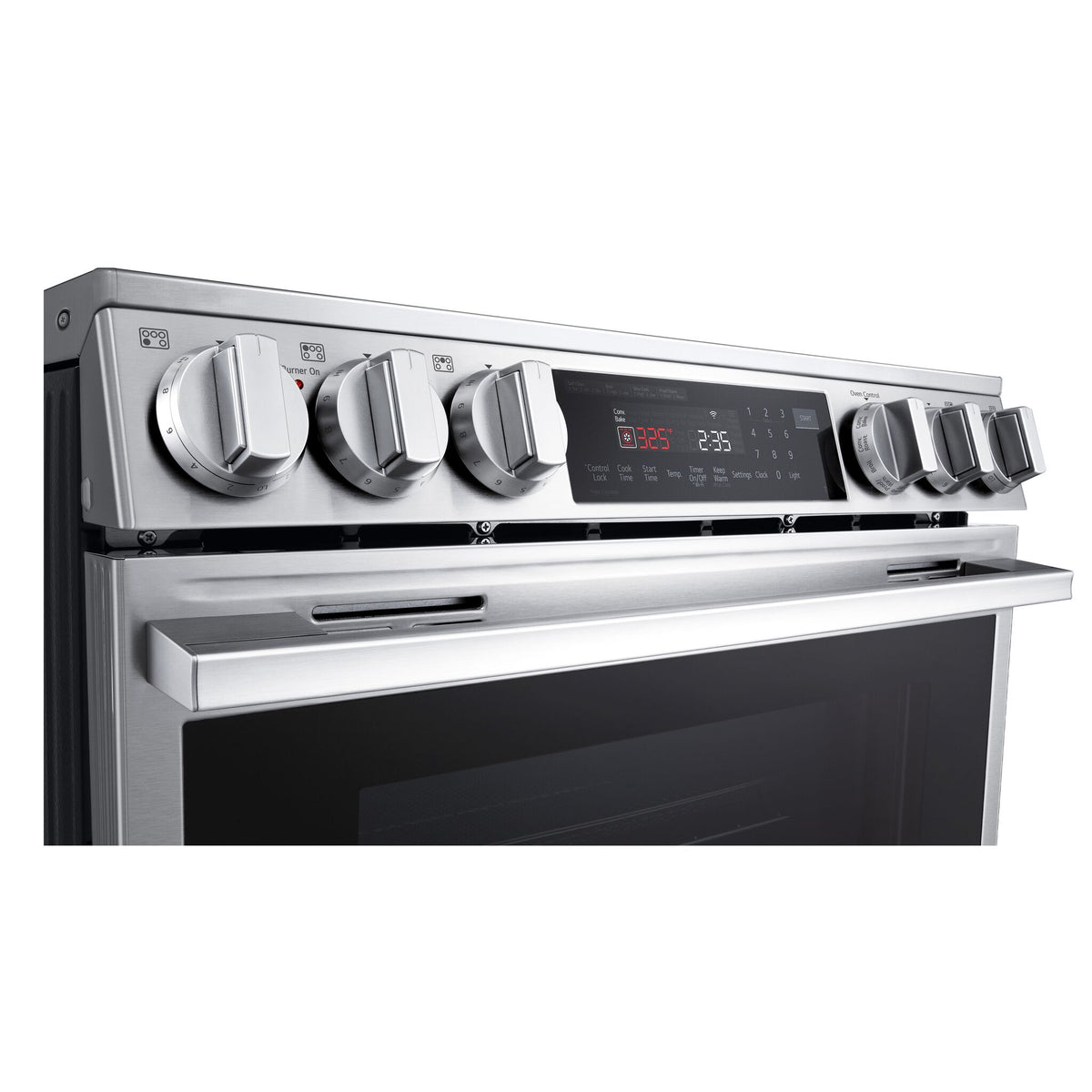 LG Smudge Resistant Stainless Steel Smart Electric Slide-In Range (6.3 Cu.Ft) - LSEL6335XE