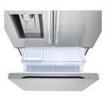 LG 36" 23.7 Cu. Ft. Smudge-Resistant Stainless Steel Counter-Depth MAX Smart Refrigerator with Zero Clearance Hinge System - LF24Z6330S